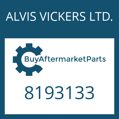 ALVIS VICKERS LTD. 8193133 - DETENT LEVER