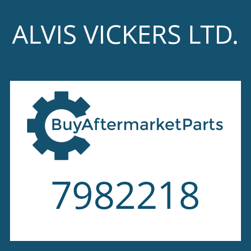 ALVIS VICKERS LTD. 7982218 - SPRAY TUBE