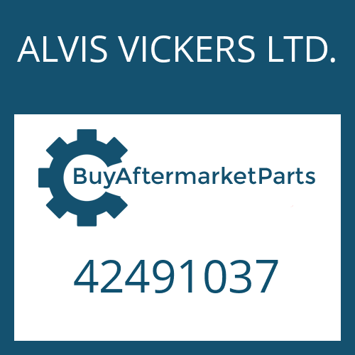 ALVIS VICKERS LTD. 42491037 - O-RING