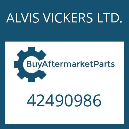 ALVIS VICKERS LTD. 42490986 - THRUST PLATE