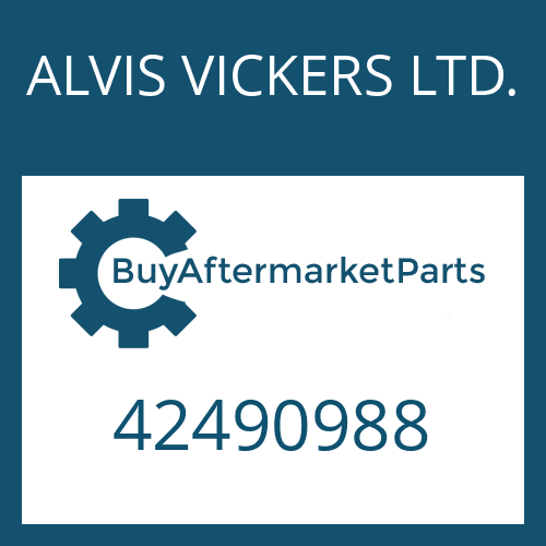 ALVIS VICKERS LTD. 42490988 - THRUST PLATE