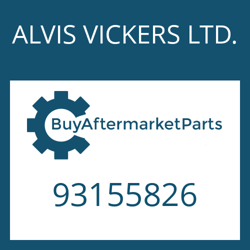 ALVIS VICKERS LTD. 93155826 - PRESSURE RING