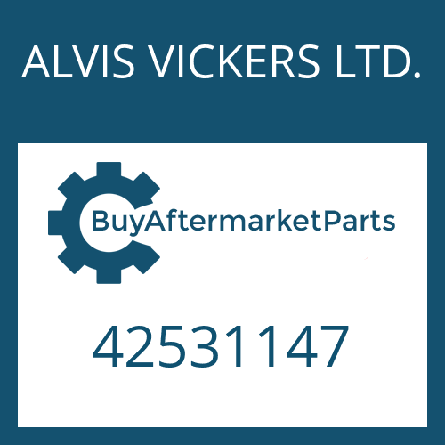 ALVIS VICKERS LTD. 42531147 - O.CLUTCH DISC