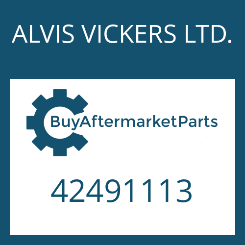 ALVIS VICKERS LTD. 42491113 - WASHER