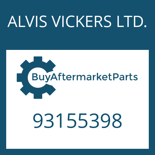 ALVIS VICKERS LTD. 93155398 - GASKET