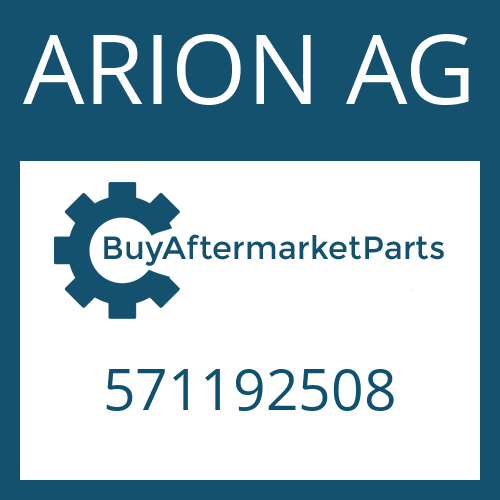 ARION AG 571192508 - BALL BEARING