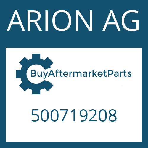 ARION AG 500719208 - THRUST WASHER