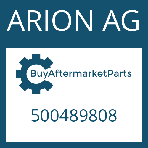 ARION AG 500489808 - CAP SCREW