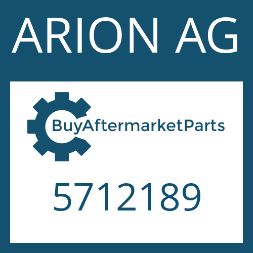 ARION AG 5712189 - ORIFICE