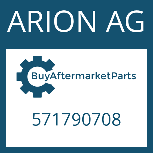 ARION AG 571790708 - FILTER HEAD