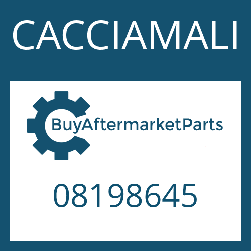 CACCIAMALI 08198645 - SPACER WASHER