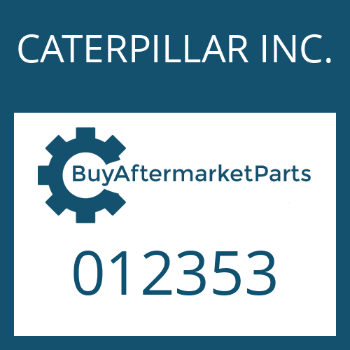 CATERPILLAR INC. 012353 - WASHER