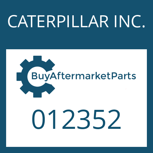 CATERPILLAR INC. 012352 - WASHER