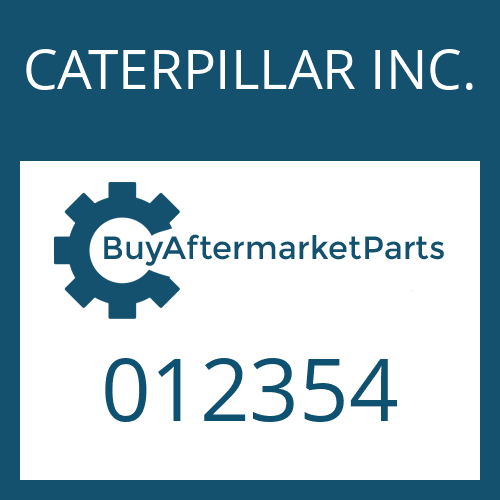 CATERPILLAR INC. 012354 - WASHER