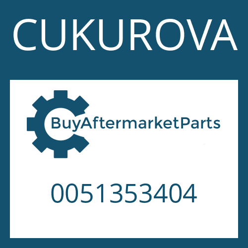 CUKUROVA 0051353404 - WASHER