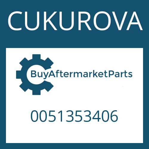 CUKUROVA 0051353406 - WASHER