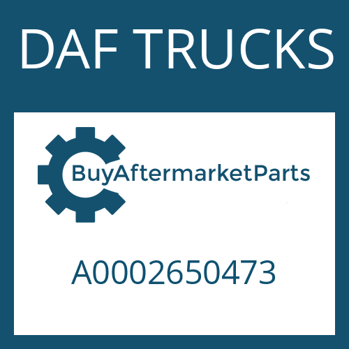 DAF TRUCKS A0002650473 - RETAINING RING