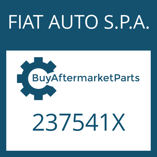 FIAT AUTO S.P.A. 237541X - SHIM RING