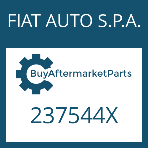 FIAT AUTO S.P.A. 237544X - SHIM RING