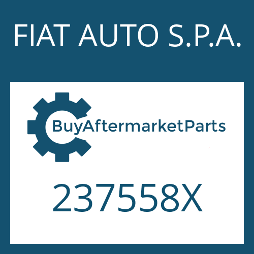 FIAT AUTO S.P.A. 237558X - SHIM RING