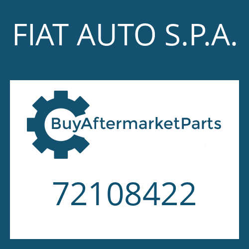 FIAT AUTO S.P.A. 72108422 - WASHER