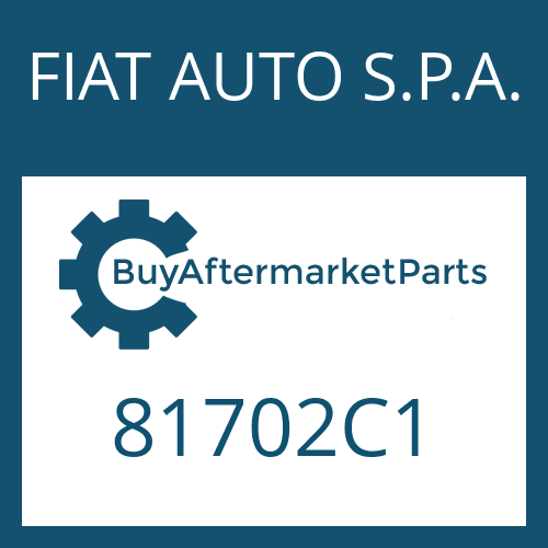 FIAT AUTO S.P.A. 81702C1 - SHIM