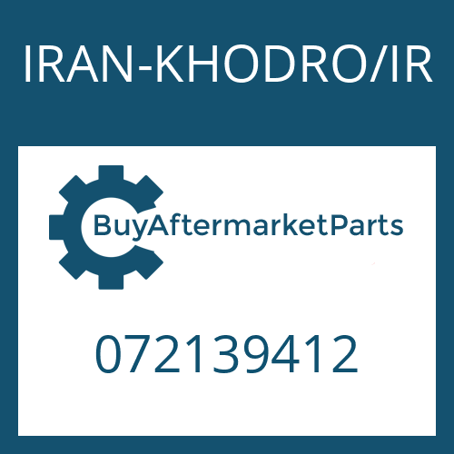 IRAN-KHODRO/IR 072139412 - AXLE BEVEL GEAR