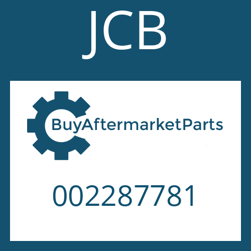 JCB 002287781 - WASHER