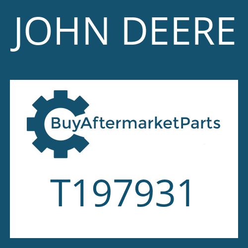 JOHN DEERE T197931 - THRUST WASHER