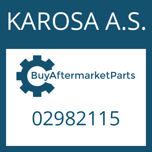 KAROSA A.S. 02982115 - RETAINING RING