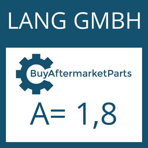 LANG GMBH A= 1,8 - SHIM