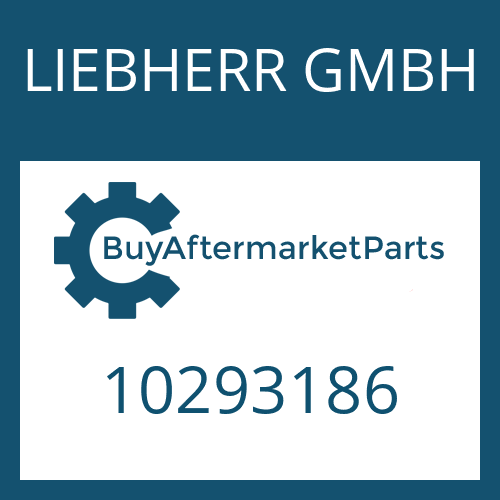 LIEBHERR GMBH 10293186 - WASHER