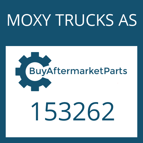 MOXY TRUCKS AS 153262 - THRUST WASHER