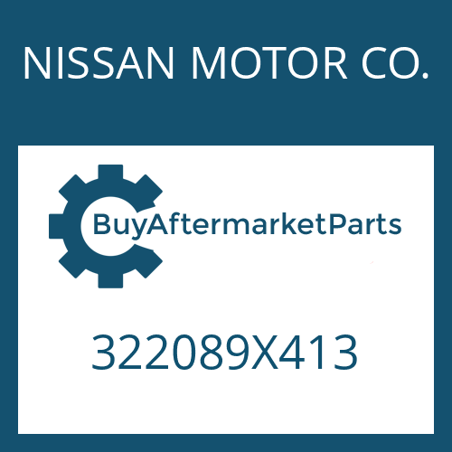 NISSAN MOTOR CO. 322089X413 - RETAINING RING