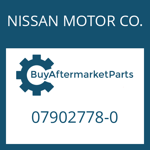 NISSAN MOTOR CO. 07902778-0 - GEAR SHIFT CLAMP