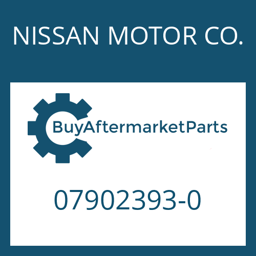 NISSAN MOTOR CO. 07902393-0 - WASHER