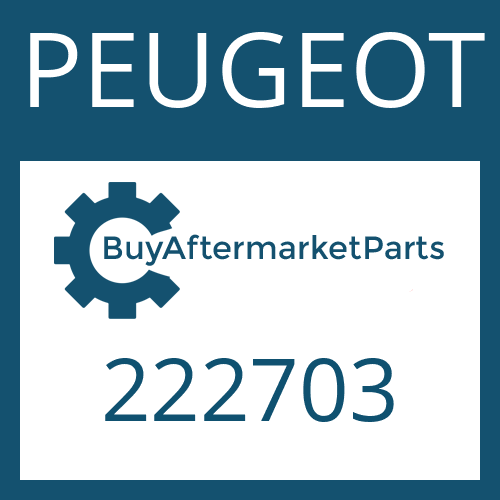 PEUGEOT 222703 - WASHER