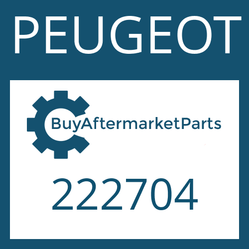 PEUGEOT 222704 - WASHER