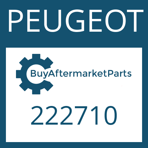 PEUGEOT 222710 - WASHER