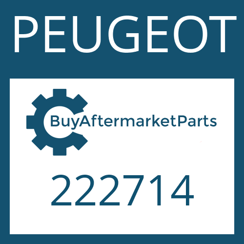 PEUGEOT 222714 - WASHER