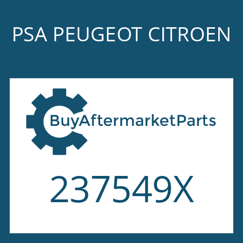 PSA PEUGEOT CITROEN 237549X - SHIM RING