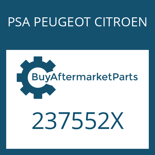 PSA PEUGEOT CITROEN 237552X - SHIM RING