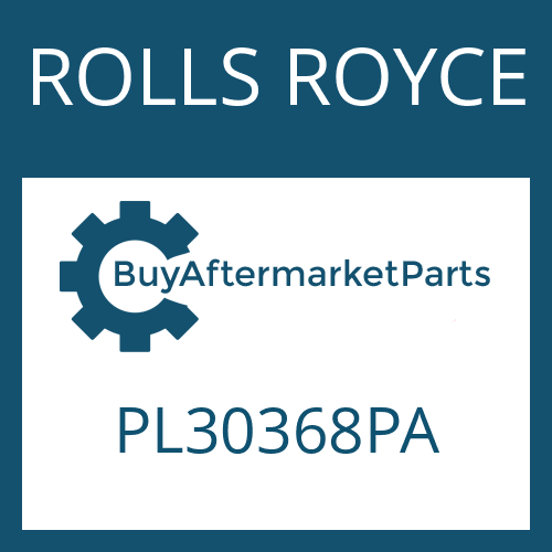 ROLLS ROYCE PL30368PA - HEXALOBULAR DRIVING SCREW