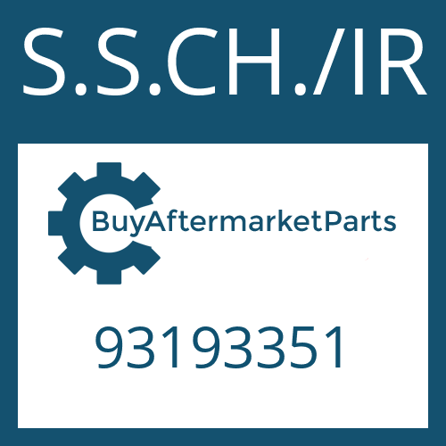 S.S.CH./IR 93193351 - SEALING RING