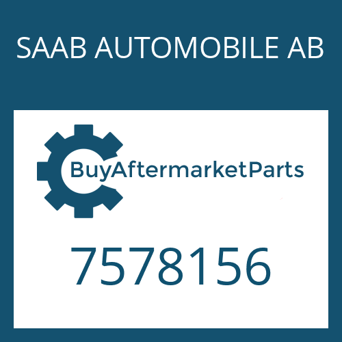 SAAB AUTOMOBILE AB 7578156 - WASHER