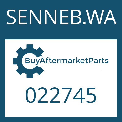 SENNEB.WA 022745 - THRUST WASHER