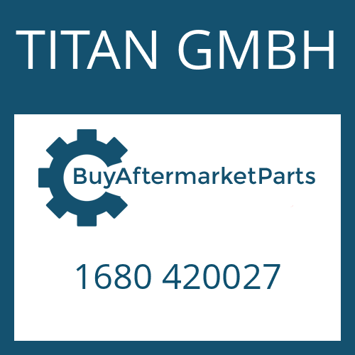 TITAN GMBH 1680 420027 - SHIM PLATE