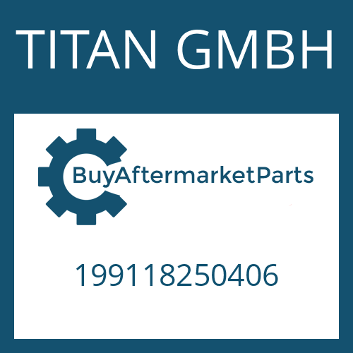 TITAN GMBH 199118250406 - SEALING RING