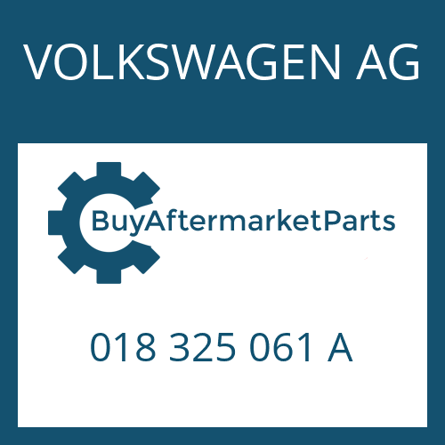 VOLKSWAGEN AG 018 325 061 A - HEXALOBULAR DRIVING SCREW