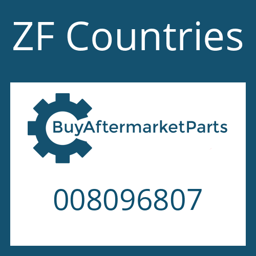 ZF Countries 008096807 - CAP SCREW